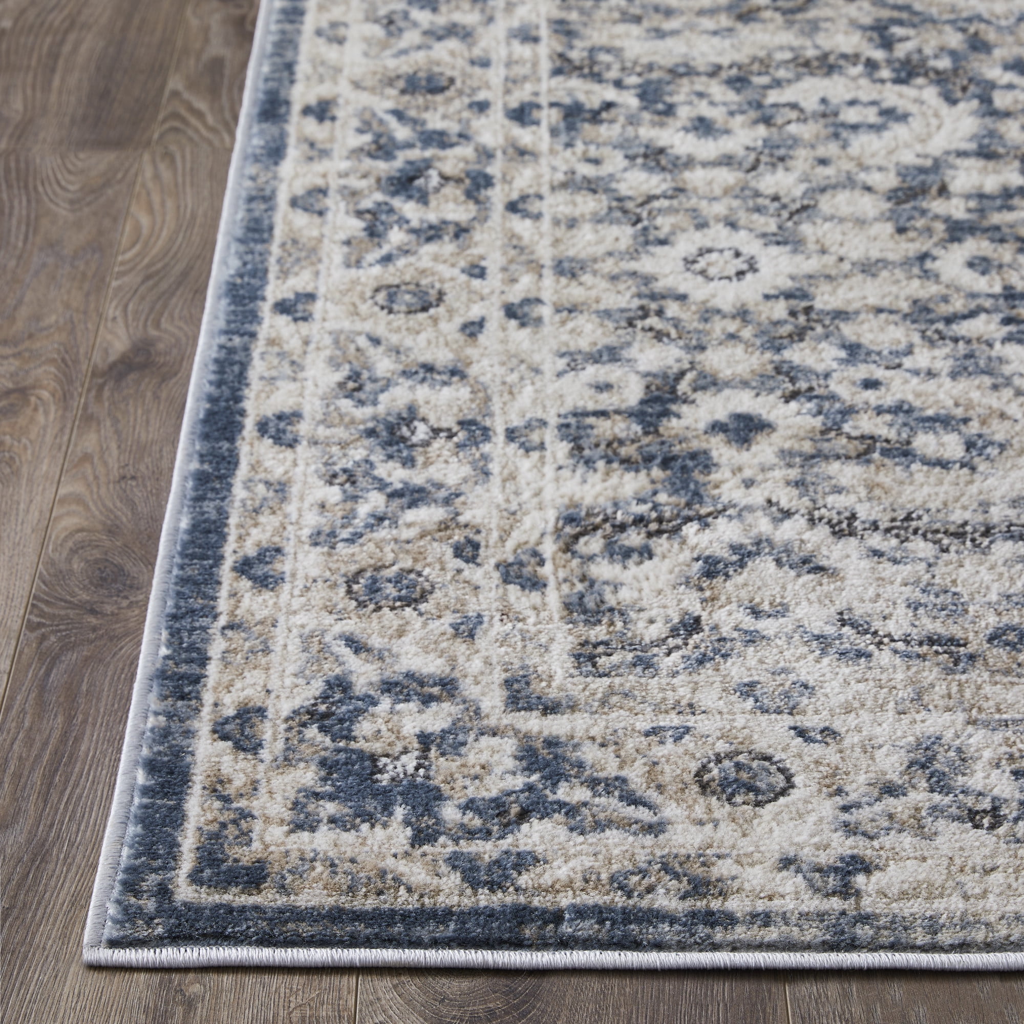 Loomaknoti Kehleigh Otindas 5' x 7' Blue Oriental Indoor Polypropylene Area rug