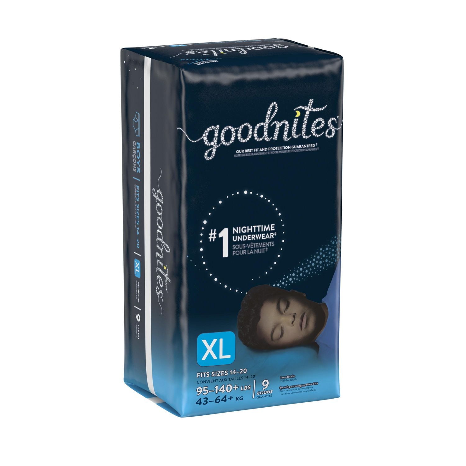 goodnites男の子用 XL13枚入 Goodnites Boys' Nighttime Bedwetting Underwear, Jumbo Pack