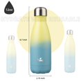 thumbnail image 3 of Konokyo Botellas De Agua Aisladas Frasco De Metal Vacumm De Acero Inoxidable De Doble Pared De 12 Onzas Para Viajes Deportivos Playa De Arena, 3 of 7