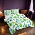 thumbnail image 2 of Manfei Festive Christmas Tree 7-Piece Twin Bedding,Traditional Polka Dot Bedding Comforter Set,Green White,Christmas Reversible, 2 of 6