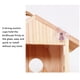 thumbnail image 4 of Casa Para Pájaros Con Ventana, Diseño Transparente, Casa Para Pájaros Colgante, Elegante, 2 Ventosas Fuertes Para Jardín, 4 of 7