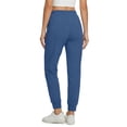 thumbnail image 3 of Fantaslook Scubaknit Pants for Women Elastic Waist Drawstring Tapered Lounge Pants with Pockets Casual Joggers, 3 of 8