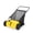 Traffic yellow RAL1023 + yellow adjustment lever + black armrest, variant on Heavy-Duty 26" Push Lawn Sweeper with 7 cu ft Tear-Resistant Bag – 3 V-Shaped Brushes, Adjustable Height, 5:1 Gear Ratio for Lawn, Patio & Driveway