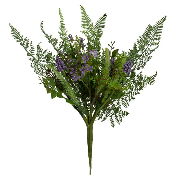 Vickerman 12" Artificial Green and Purple Maytime Bouquet.