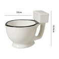 thumbnail image 4 of HHGBAD Toilet-Shaped Ceramic Mug, Eye-Catching Coffee Cup for Hot Drinks, Fashionable Design, Fun Decoration for Home or Office, Humorous Gift for Family and Friends, 4 of 5