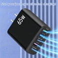 thumbnail image 5 of 2 Pack Fast USB C Charger Block, 5-Port USB C Wall Charger, Fast Charging USB-C PD up to 20W Power Adapter, Type C Brick Chargers for Various Types of Mobile Phones, Black, 5 of 9