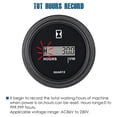 thumbnail image 7 of Runleader LCD Hour Meter AC 86V to 230V Data Storage & Waterproof Design for Garden Tractor Motor, 7 of 7