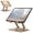 Gold, variant on Tablet Stand Holder with Thickened 360°Rotating Base Dual Rod Adjustable Aluminum Stand