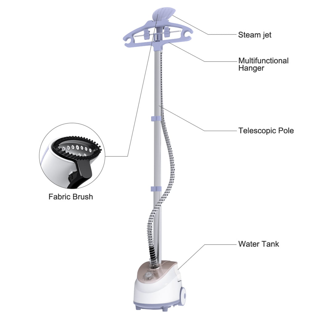 Finether HY-315 Stand Garment Steamer Heavy Duty Powerful Stand Clothes 