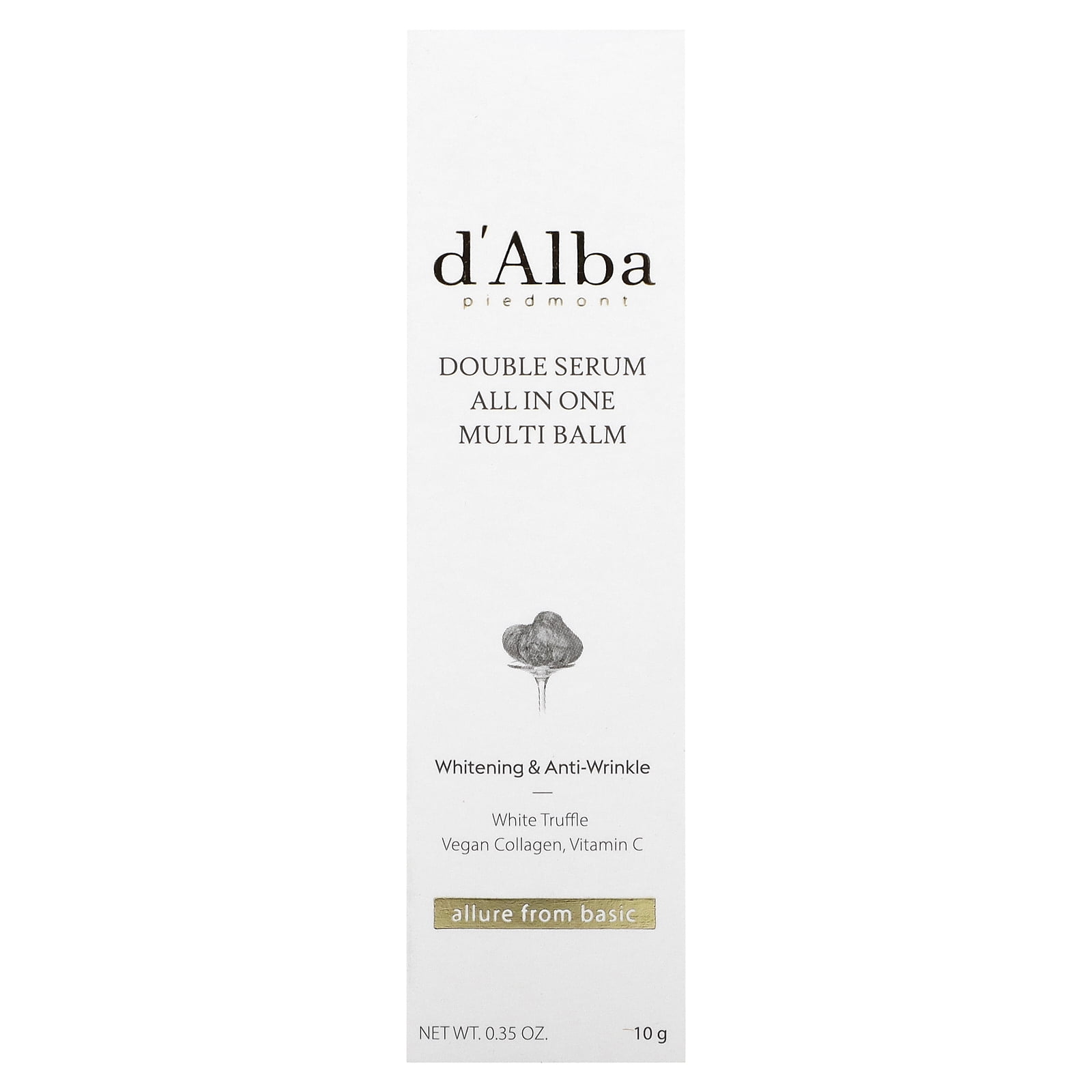 d'Alba Double Serum All in One Multi Balm, 0.35 oz (10 g)