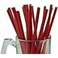 thumbnail image 3 of Lot de 250 Pailles en Plastique Non Enroulables Sans BPA (Rouge - 10 Pouces X 0.28 Pouces), 3 of 4