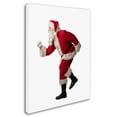 thumbnail image 2 of Trademark Fine Art 'Santa-running-15035' Canvas Art by Ed Wheeler, 2 of 3