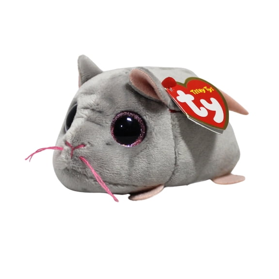Teeny Ty Beanie Boo Miko the Gray Mouse Plush, 4 inches Long