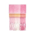 thumbnail image 1 of Beechfield Checkered Fluffy Scarf, 1 of 2