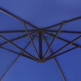 thumbnail image 4 of WestinTrends Julia 10 Ft Outdoor Patio Cantilever Umbrella with Base Included, Market Hanging Offset Umbrella with 4-Pieces Fillable Base Weight, Royal Blue, 4 of 6
