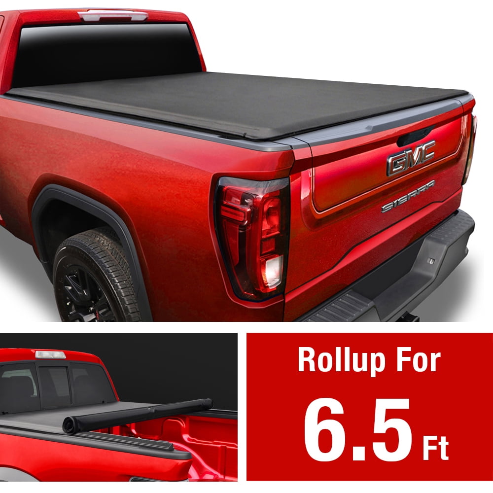 For 2009-2019 Dodge Ram 1500//2500//3500 6.4//6.5/' Bed Tri-Fold Soft Tonneau Cover