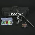 thumbnail image 4 of Spinning Rod kit,2 Pole Combos With Pole With Line Lures Kit Line Reel Pole Carrier Saltwater Carbon Fiber Rod And Reel With Reel With Combos 2 Reel Combo Kit 2pcs Freshwater Set With, 4 of 7
