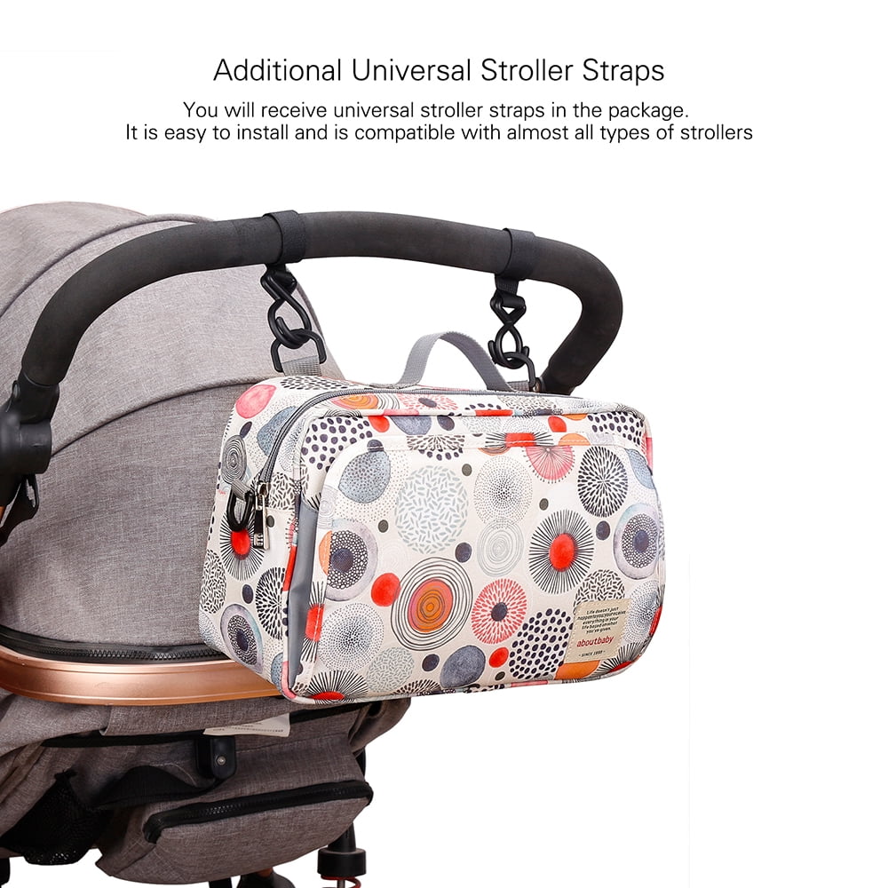 Baby Stroller Storage Bag-Diaper Bag Infant Carriages Waterproof Hanging Bag Portable Mommy Bag for Baby Going Out