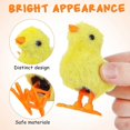 thumbnail image 4 of 12 Pcs Wind Up Chick Toys Wind-Up Jumping Cute Small Chicks Plush Chicken Walking Toy Plush Chicks For Kids Goodie Bags Party Favors, 4 of 4