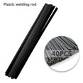 thumbnail image 2 of Ghojet 40pcs 200mm Welding Rods Plastic Welding Strips Polypropylene Soldering Sticks Black Welding Solde Set for Welder Welding Electrodes Auto Car Bumper Kayak Repair Welding Tools, 2 of 7