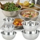 thumbnail image 1 of Juego de Tazones Grandes de Acero Inoxidable para Mezclar, Cuencos para Sopa de Acero Inoxidable Resistente, Multifuncionales para Cocinar y Servir, Ideales para Hornear, Actividades Al Aire Libre y, 1 of 2