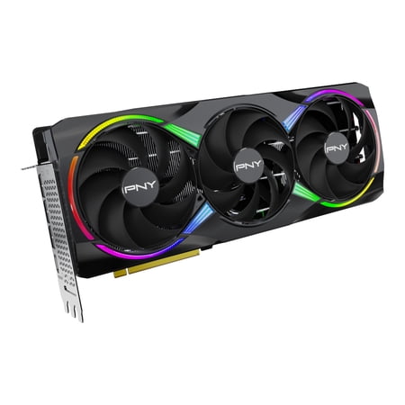PNY NVIDIA GeForce RTX™ 5080 Epic-X™ ARGB OC Triple Fan, Graphics Card (16GB GDDR7, 256-bit, Boost Speed: 2775 MHz, PCIe® 5.0, HDMI®/DP 2.1, 2.99-Slot, NVIDIA Blackwell Architecture, DLSS 4)