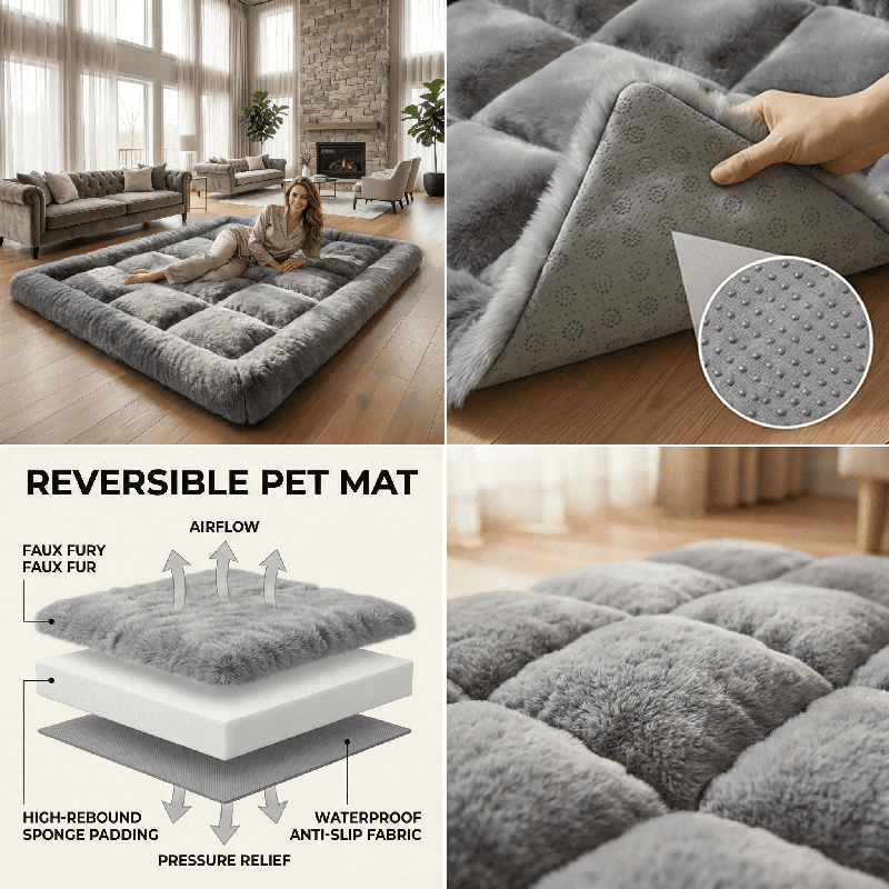 Super soft and fluffy floor mattress，Foldable sofa mattress, Suitable for camping guest rooms, dormitory bedrooms, bedrooms, and caravans, mattresses