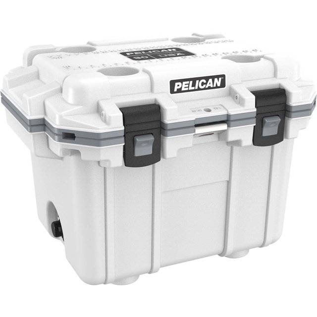 Hielera Pelican 30 Qt Elite Cooler Original Con Portavasos (Blanco) Pelican Pelican IM 30QT