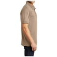thumbnail image 3 of Yellow Rooster Mens Tall Core Blend Jersey Knit Polo Sand 4XLT, 3 of 4