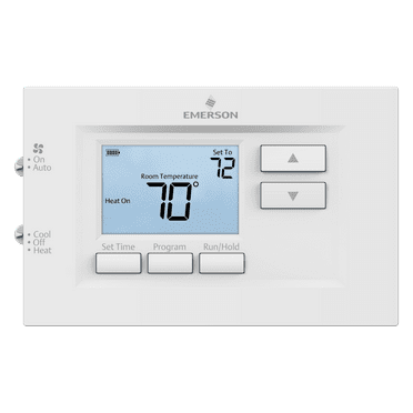 Emerson 1F75C-11PR Programmable Thermostat, 1H/1C