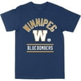 thumbnail image 1 of CFL Winnipeg Blue Bombers CFL Gold Navy X-Large T-Shirt, 1 of 4