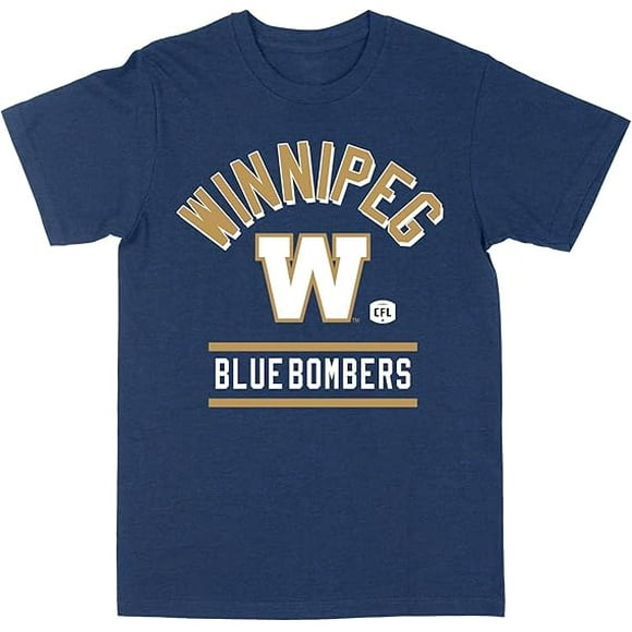 CFL CFL Winnipeg Blue Bombers Or Marine T-Shirt 2X-Grand