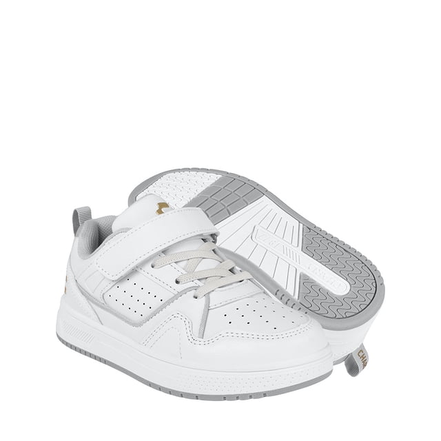 TENIS CHARLY NIÑA 1065071001 SIMIPIEL BLANCO 18-21