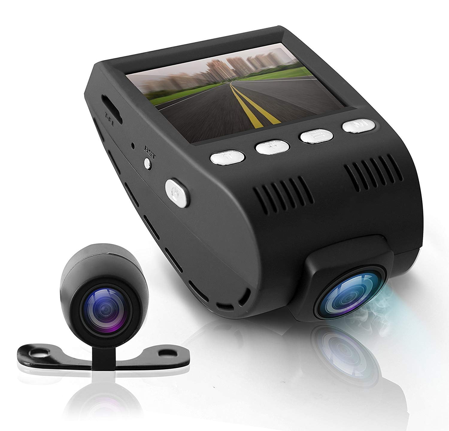 Pyle Dash Cam Car Recorder DVR 2 Inch Monitor Blackbox Rear Camera