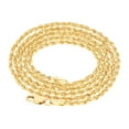 thumbnail image 5 of Nuragold 10k Real Yellow Gold 1.8mm Rope Chain Diamond Cut Necklace (16"-30") Italian Jewelry for Men & Women, 5 of 11