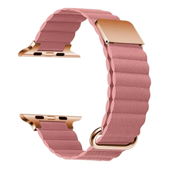 Correa de Cuero Extensible Magnética para Apple Watch Ultra, Compatible con Todas las Series