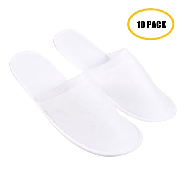 HBFAGFB Slippers Unisex Hotel Disposable Non-Slip Closed Toe Spa Lightweight Indoor Shoes Multicolor One Size
