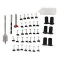 thumbnail image 2 of Cable Routing Kit, Multifunction Cable Management System Wall Grommets Accessories for Cables Pass Through Mounting Kit High Sealing Cable Clips for Home Wiring Industrial Use, 2 of 7