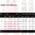 thumbnail image 3 of Womens Bikini Swimsuits 2 Piece Color Block Crop Tank Tops Boyshorts Bottom Athletic Full Coverage Bathing Suit, 2XL, 3 of 7