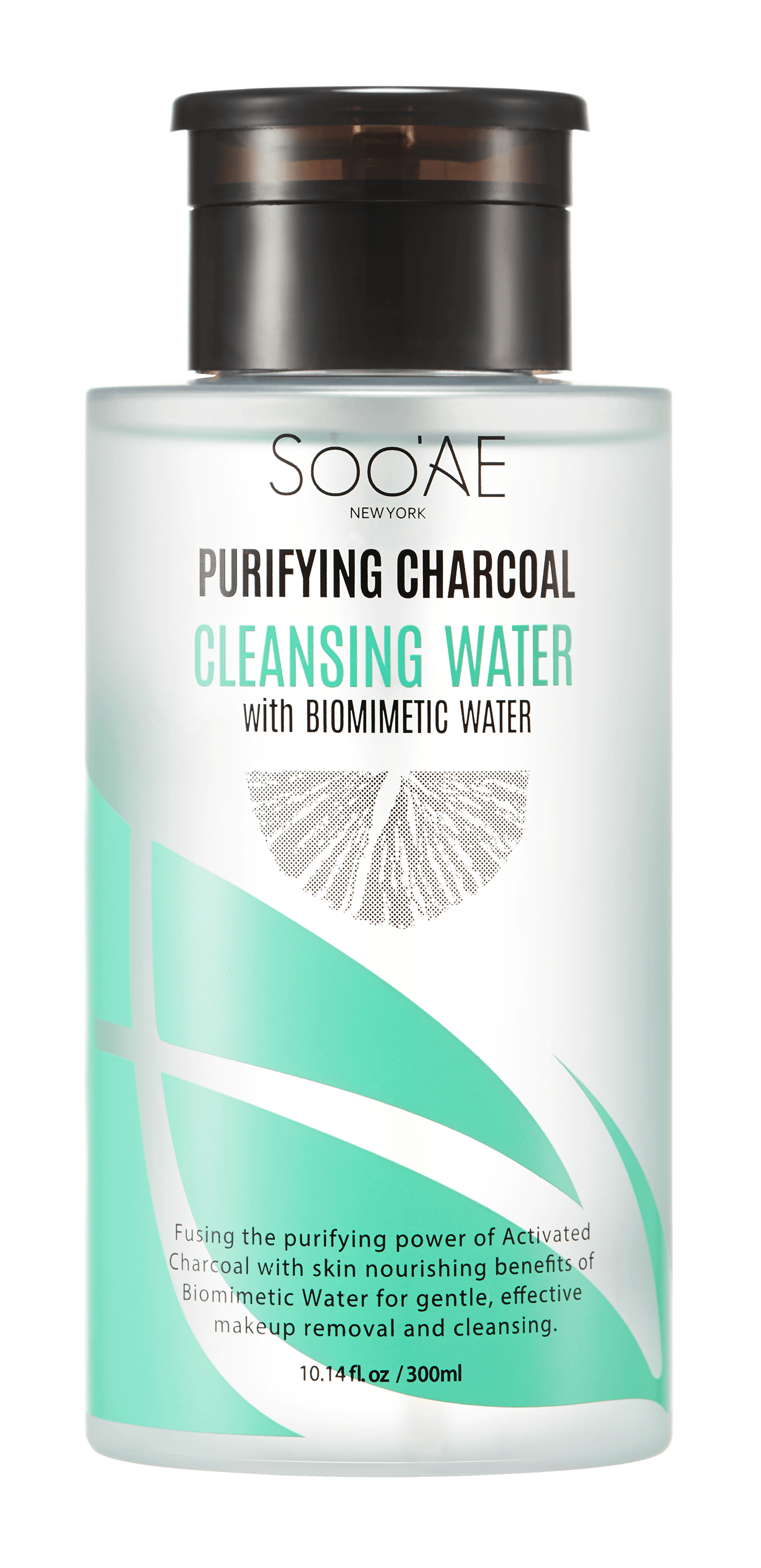 SooAE Purifying Charcoal Cleansing Water, 10.14 fl oz