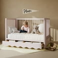 thumbnail image 3 of Storkcraft Casablanca 5-in-1 Convertible Crib with Drawer, Blush, 3 of 17
