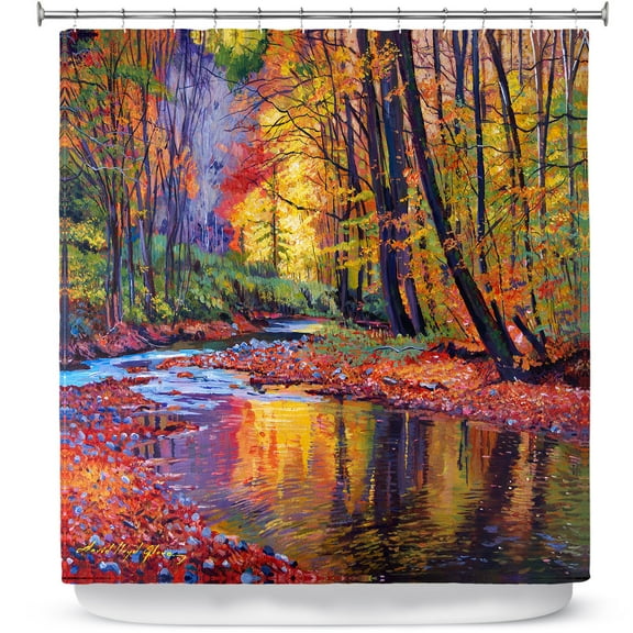 Shower Curtains 70" x 93" from DiaNoche Designs by David Lloyd Glover - Autumn Prelude