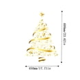 thumbnail image 3 of Golden Christmas Tree Window Clings Stickers for Glass Large Gold Xmas Tree Window Stickers Large DIY Static Wall Window Door Mural Showcase Decal Sticker - 23.6x35.4 inches, 3 of 6
