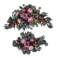 thumbnail image 3 of 2 Coronas Artificiales de Seda para Puerta para Decoración Del Hogar., 3 of 9