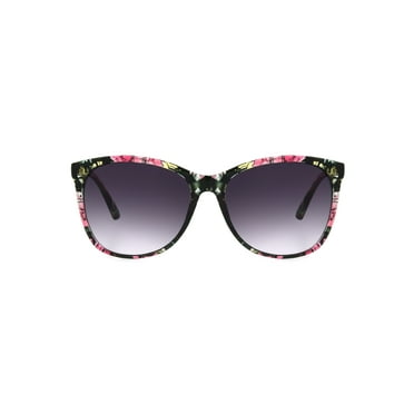 Foster Grant Floral-Patterned Full-Rim Women's Polarized Sunglasses