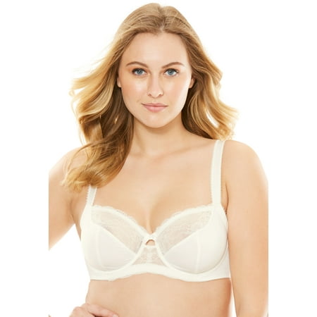 

Amoureuse Women s Plus Size Lace-Trim Underwire Bra Bra