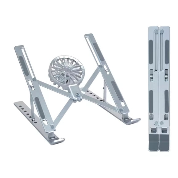Laptop cooling stand with fan