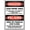 Warning Sign 5, variant on Bilingual OSHA Danger Crane Overhead Metal Sign 8"x12" - Puente Grua with Arrow, Wall or Fence Warning, Construction Mark