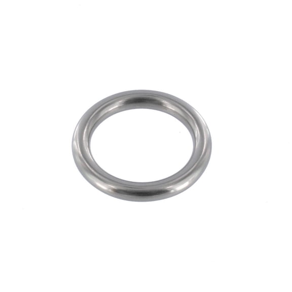 OR0 Nickel Matte, Thick O-Ring, Solid Brass-LL, 1"