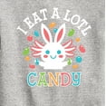 thumbnail image 3 of Instant Message - I Eat Alotl Candy - Toddler And Youth Crewneck Fleece Sweatshirt, 3 of 6